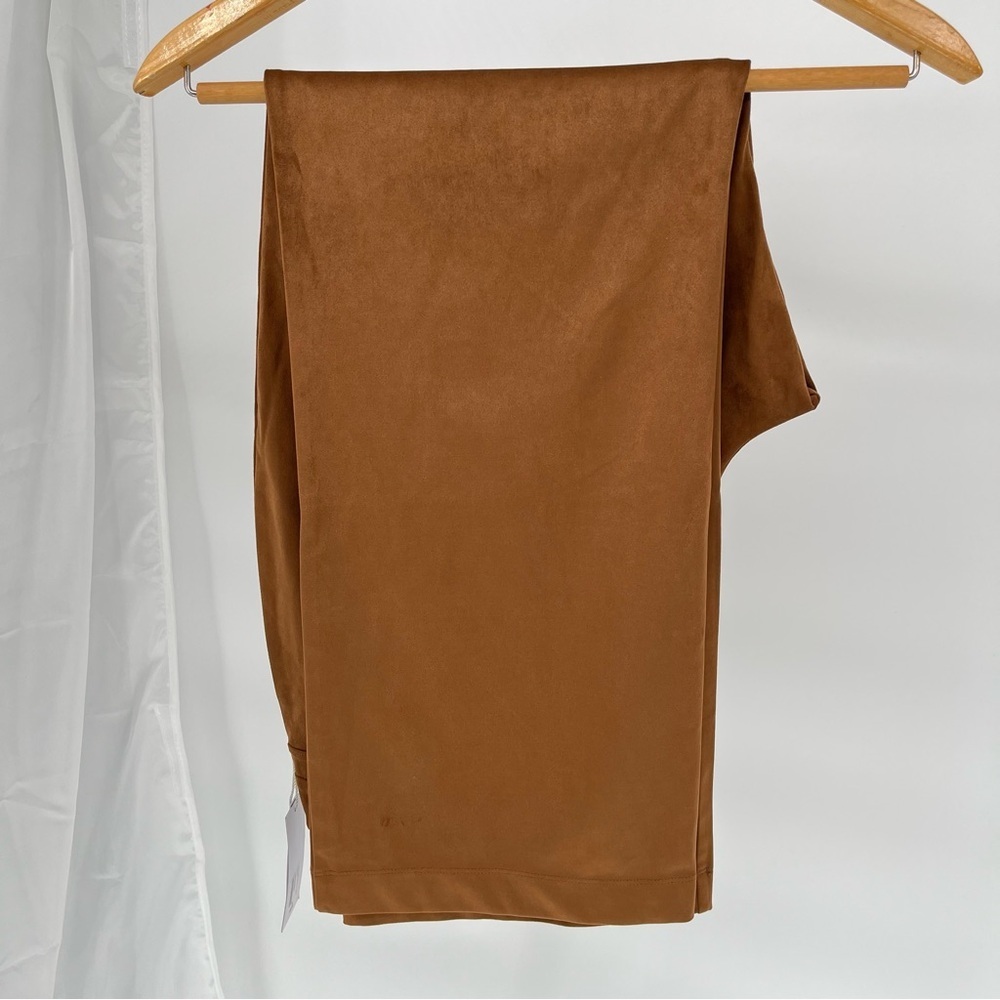 Soft Surroundings Womens NEW Faux Suede Pants Size 18 Bootcut Pull On - Picture 12 of 13